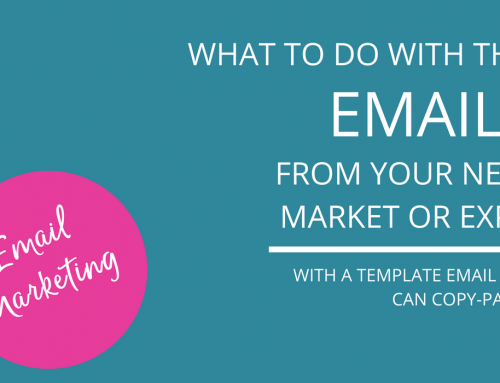 The One Email You Should Send After A Market Or Expo
