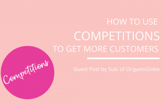 How to Run Successful Competitions to promote your brand and get more customers|Suki Harrison from OrigamiGlobe helps businesses run successful competitions
